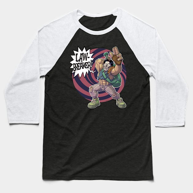 Casey Jones Baseball T-Shirt by JENNEX